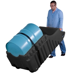 JUSTRITE EcoPolyBlend™ Spill Containment Indoor/Outdoor Caddy 28665