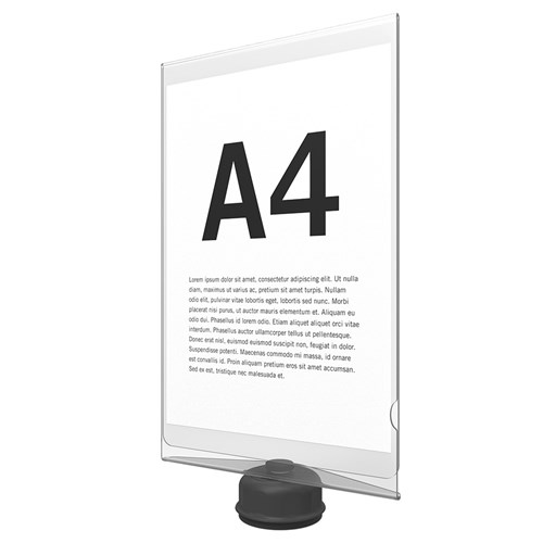 Barrier Group Pilot Sign Holder with A4 Sign Pocket