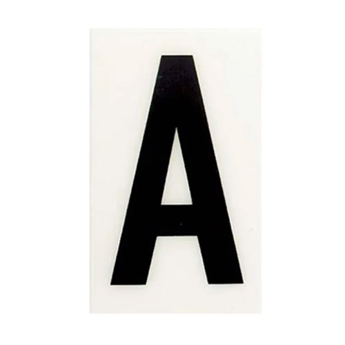 Sandleford White 'A' 60x35mm Self Adhesive Letter