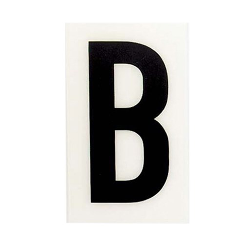 Sandleford White 'B' 60x35mm Self Adhesive Letter