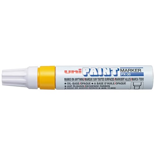 Mitsubishi Pencil Industrial UNI Paint Marker 4.0mm Yellow