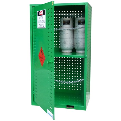 Storemasta Forklift Gas Bottle Storage Cage 12 Bottles GF12