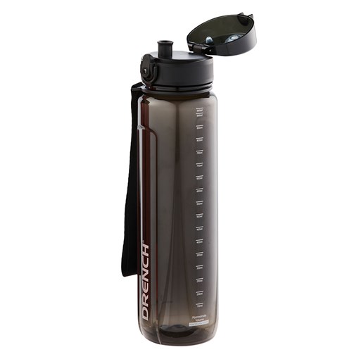Drench Sports 950ml Water Bottle - Black