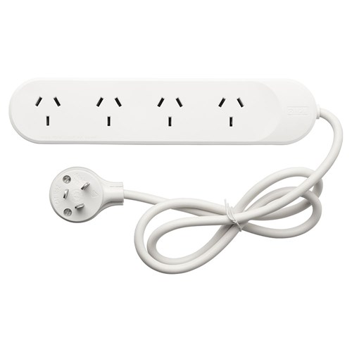 HPM Electrical 4 Outlet Powerboard