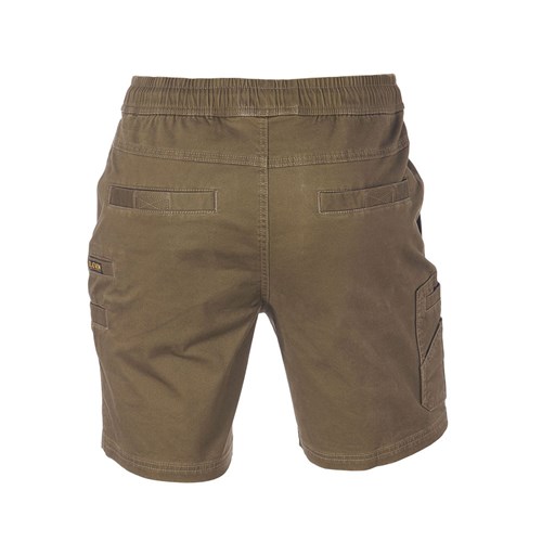 elastic work shorts