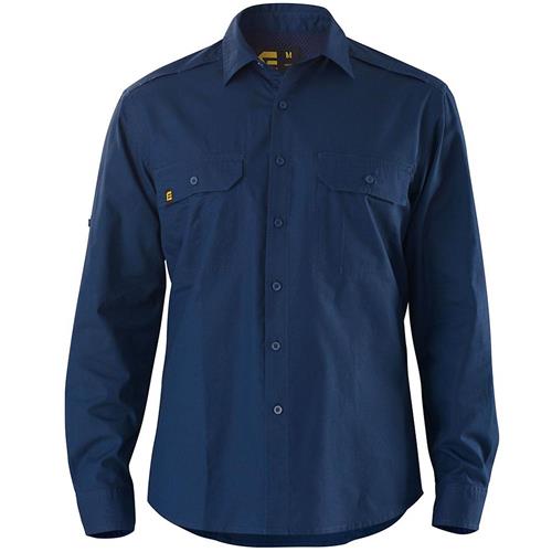 navy blue long sleeve work shirts