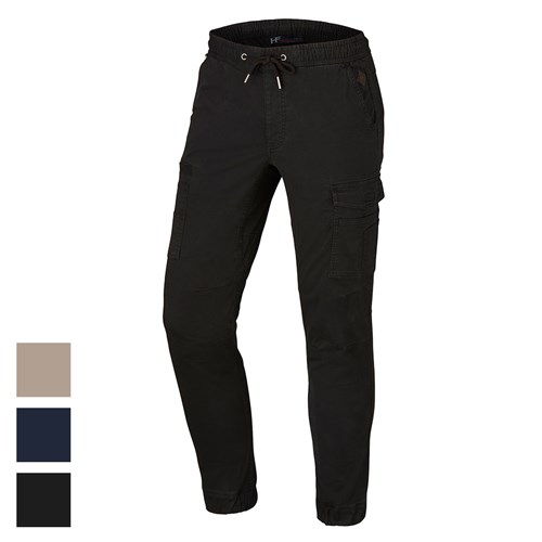 Hammer + Field® Elastic Waist Cuffed Pant - Black