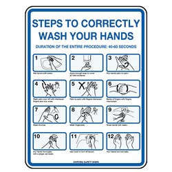Uniform Safety 'Steps to Correctly Wash Your Hands'