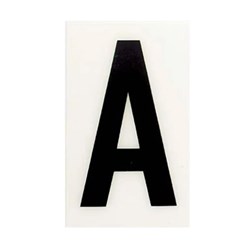 Sandleford White 'A' 60x35mm Self Adhesive Letter