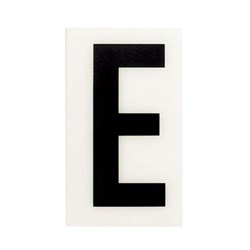Sandleford White 'E' 60x35mm Self Adhesive Letter