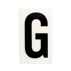 Sandleford White 'G' 60x35mm Self Adhesive Letter