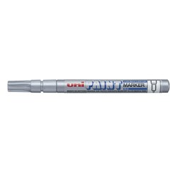 Mitsubishi Pencil Industrial UNI Paint Marker 1.2mm Silver