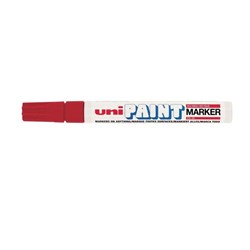 Mitsubishi Pencil Industrial UNI Paint Marker 2.8mm Red