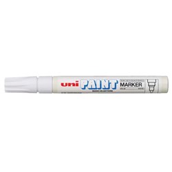 Mitsubishi Pencil Industrial UNI Paint Marker 2.8mm White