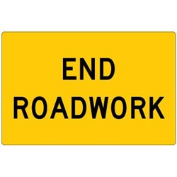 Unifrom Safety Sign Flate Plat Swing Stand End Roadwork Metal