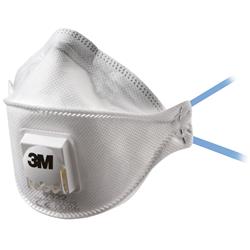 3M Australia 9322A+ Respirator Disposable P2 Flat Fold Box 10 Valved XA010017854
