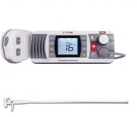 (image for) GME GX700 VHF MARINE RADIO WHITE WATERPROOF+AW364V 1.2M ANTENNA