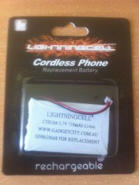 (image for) TELSTRA T-HUB CORDLESS PHONE REPLACEMENT BATTERY